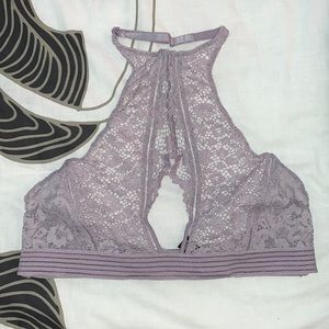 Victorias Secret purple lace bralette